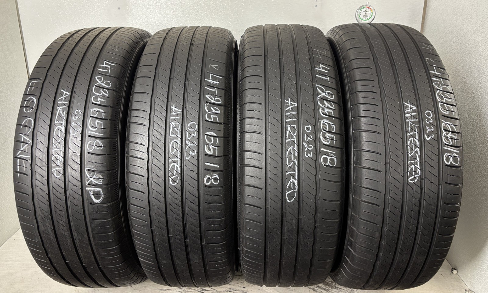 NO SHIPPING ONLY LOCAL PICK UP Set 4 Tires 235 65 18 Michelin Primacy Tour A/s