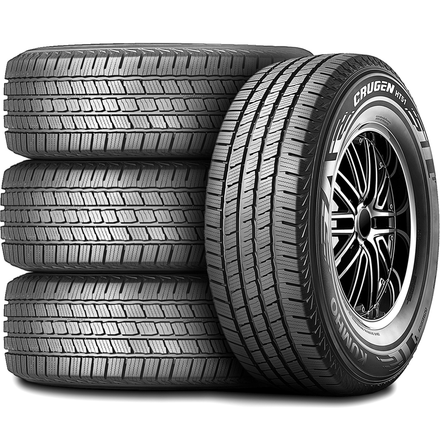 4 Tires Kumho Crugen HT51 255/70R16 111T All Weather
