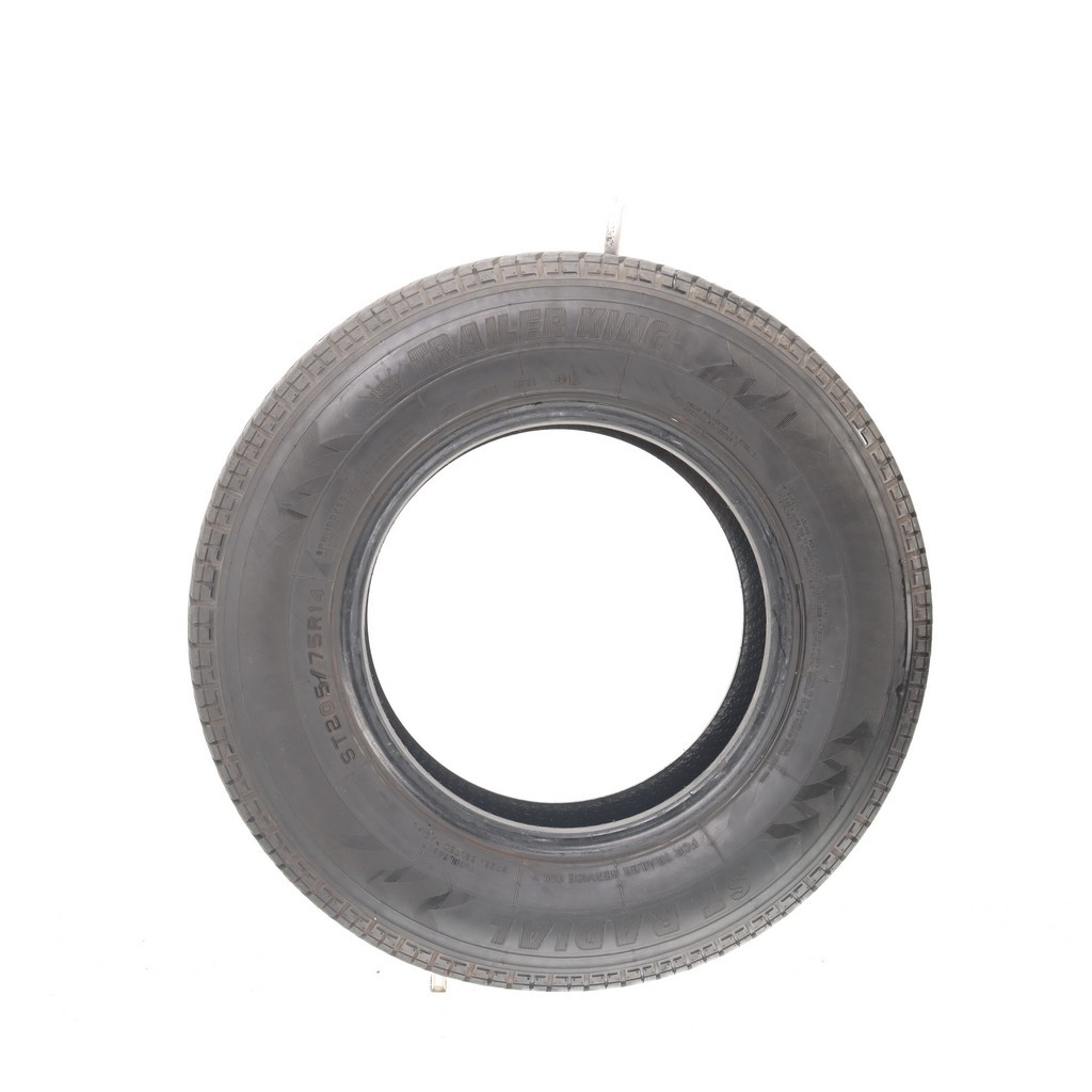 Used ST 205/75R14 Trailer King II ST Radial 100/96L – 7.5/32