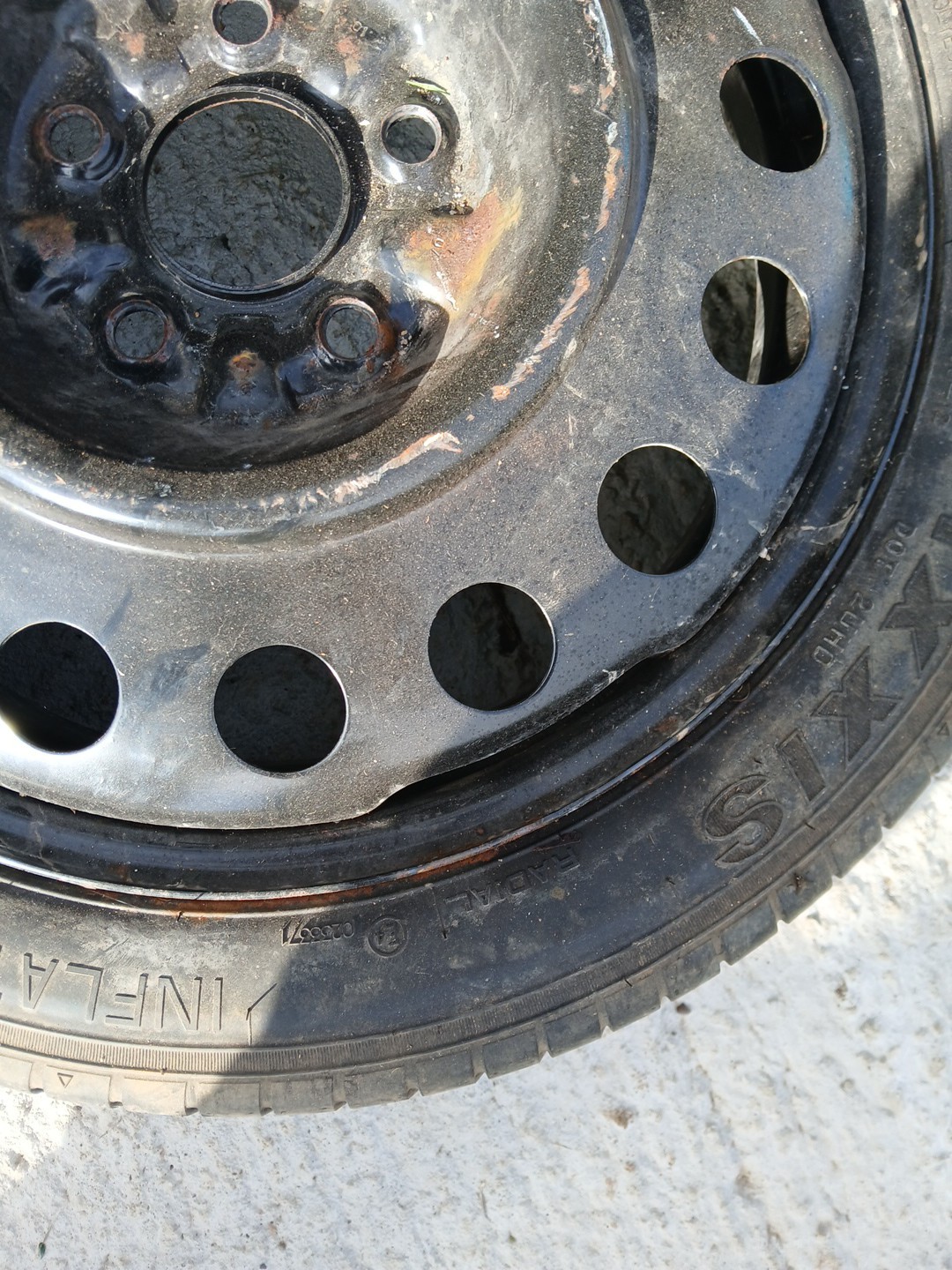2010-2017 CHEVROLET EQUINOX TERRAIN MAXXIS SPARE DONUT TIRE 17X4.5T OEM 145/70