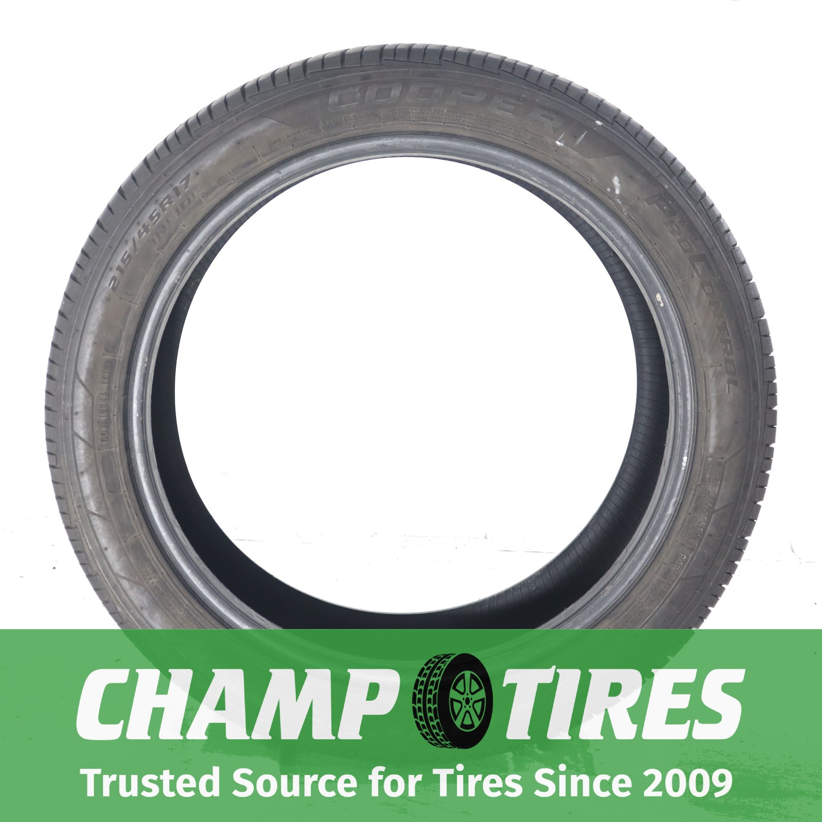 P215/45R17 Cooper Not Found 91 W Used 7/32nds