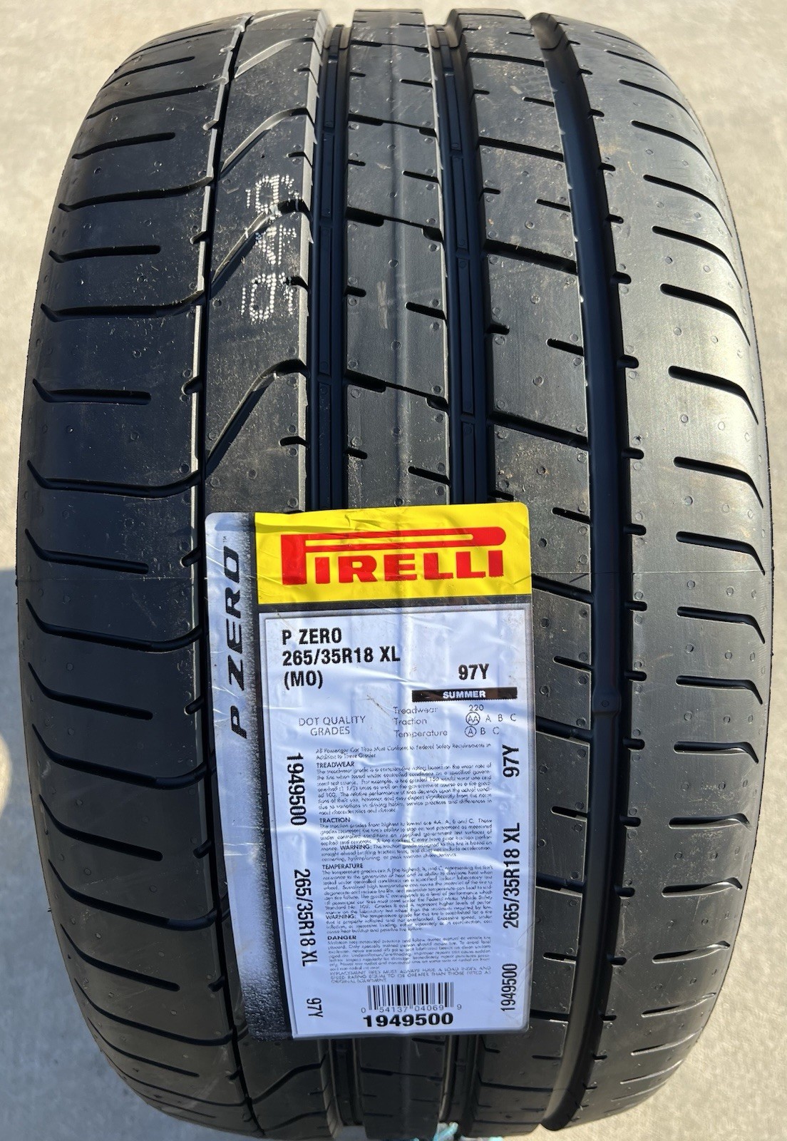 TWO BRAND NEW 265/35R18 97Y Pirelli P Zero Tires Like Michelin Pilot Sport 4S!