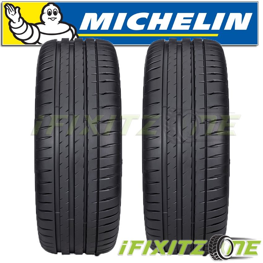 1 Michelin PILOT SPORT 4 295/40R19 108(Y) UHP Performance Summer 300AAA 20K Mile