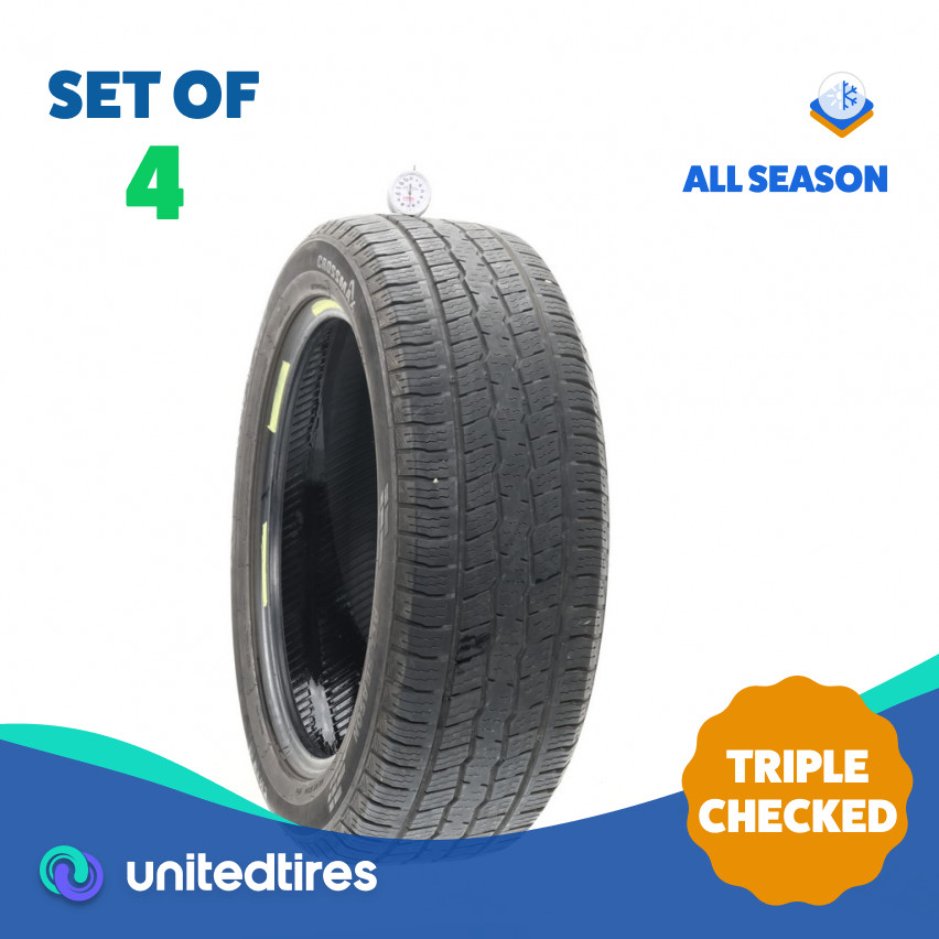 Set of (4) Used 225/55R19 Crossmax CHTS-1 99V – 6.5-8.5/32