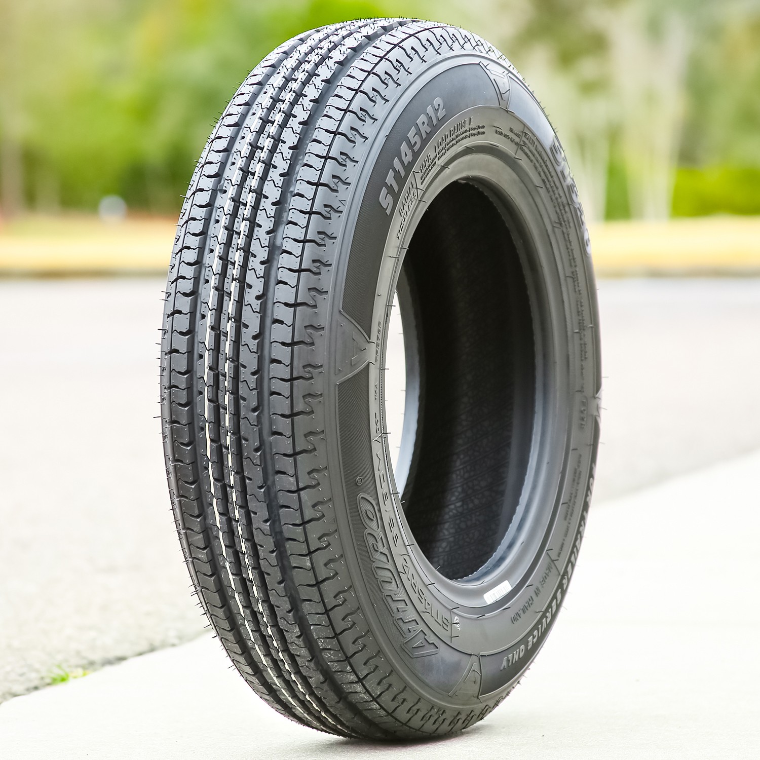2 Tires Atturo ST320 Steel Belted ST 145R12 95/90M E 10 Ply Trailer