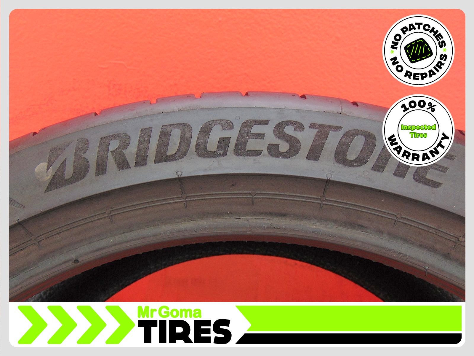 1 BRIDGESTONE POTENZA SPORT 285/35ZR20 USED TIRE 7.3/32 TREAD NO PATCH 2853520