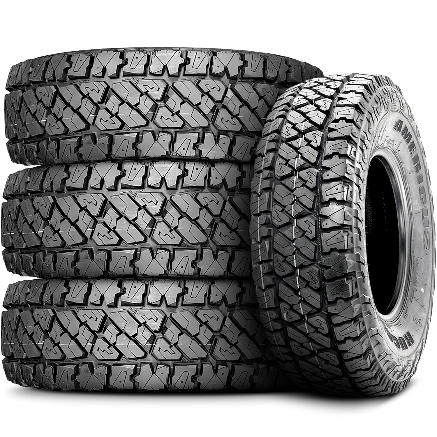 4 Americus Rugged A/TR 255/70R16 111T (DC) Tires 50k Mi Warranty 500AB
