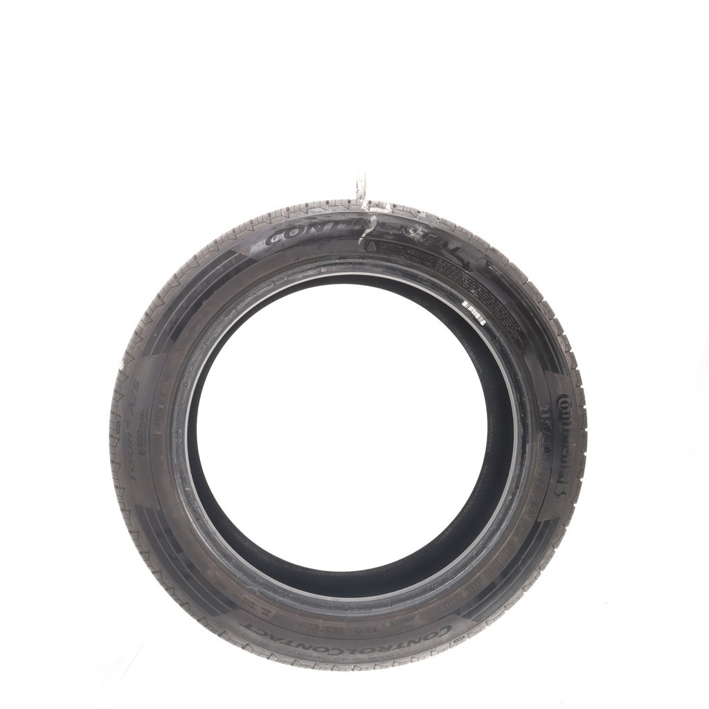 Set of (4) Used 215/50R17 Continental ControlContact Tour M A/S EV – 8.5-9.5/32