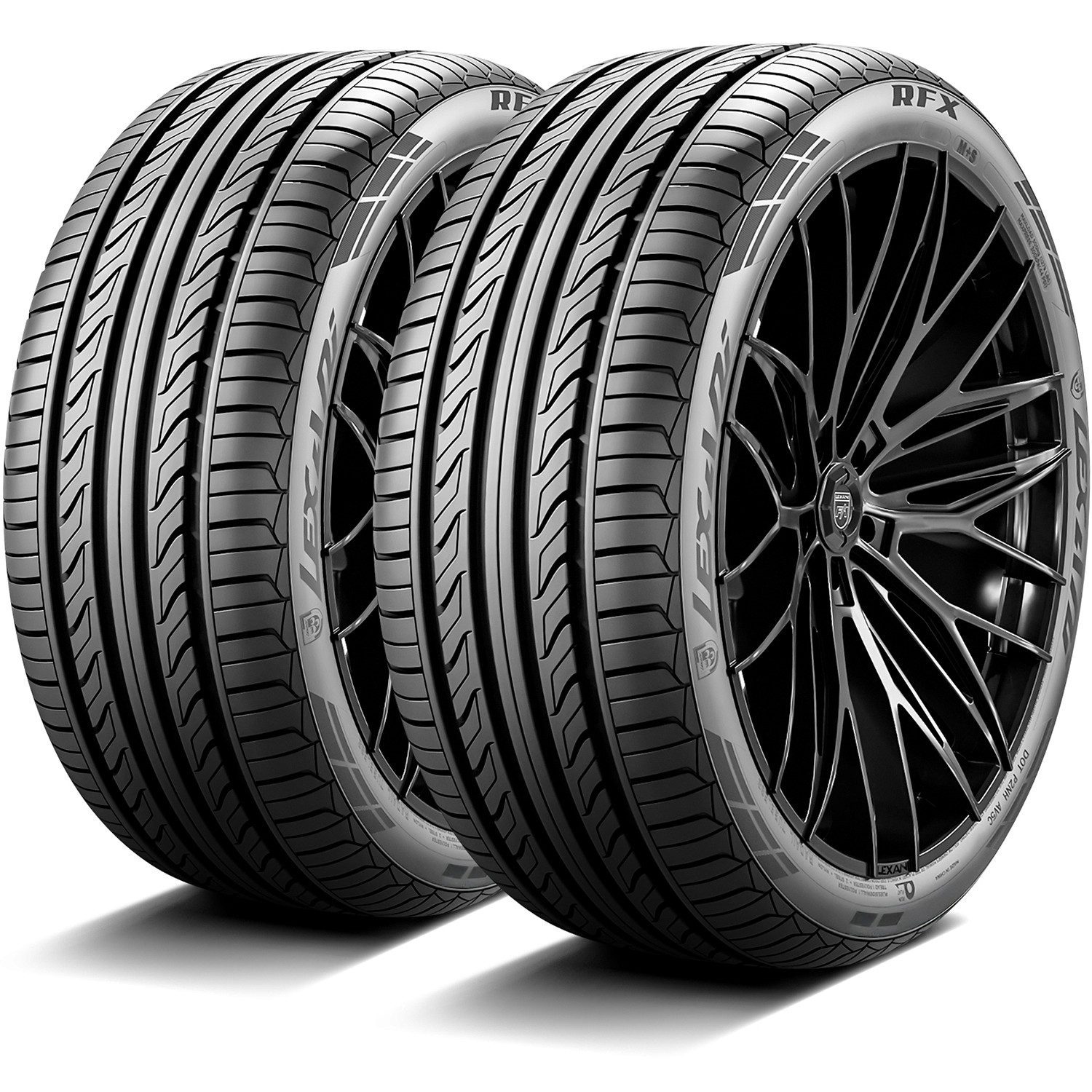 4 Tires Lexani RFX 225/50R17 94V AS A/S Performance Run Flat