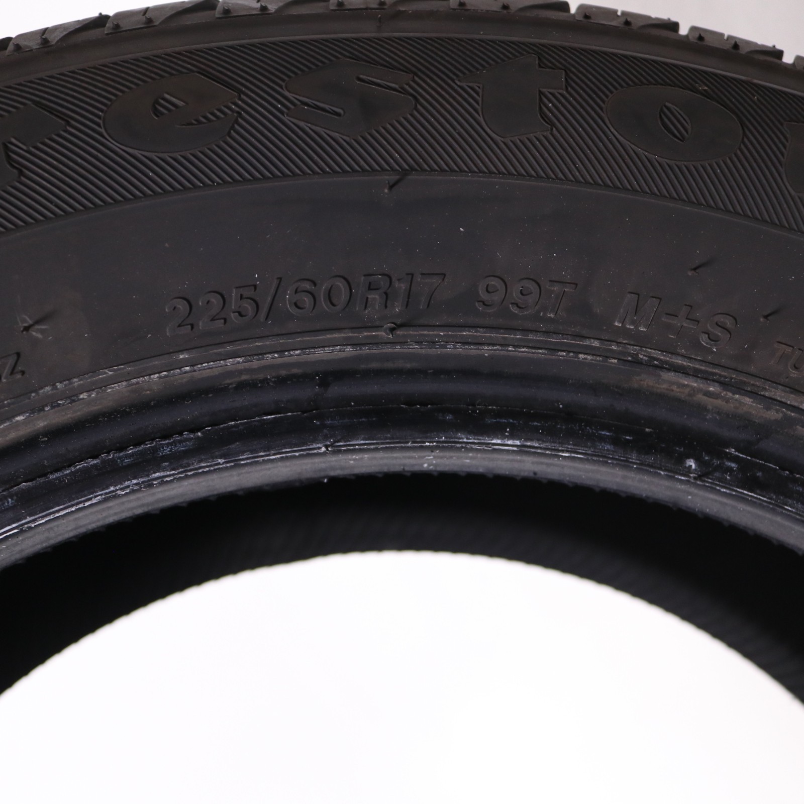 Set of 4 Used 225/60R17 Firestone All Season – 99T – 8-8.5/32