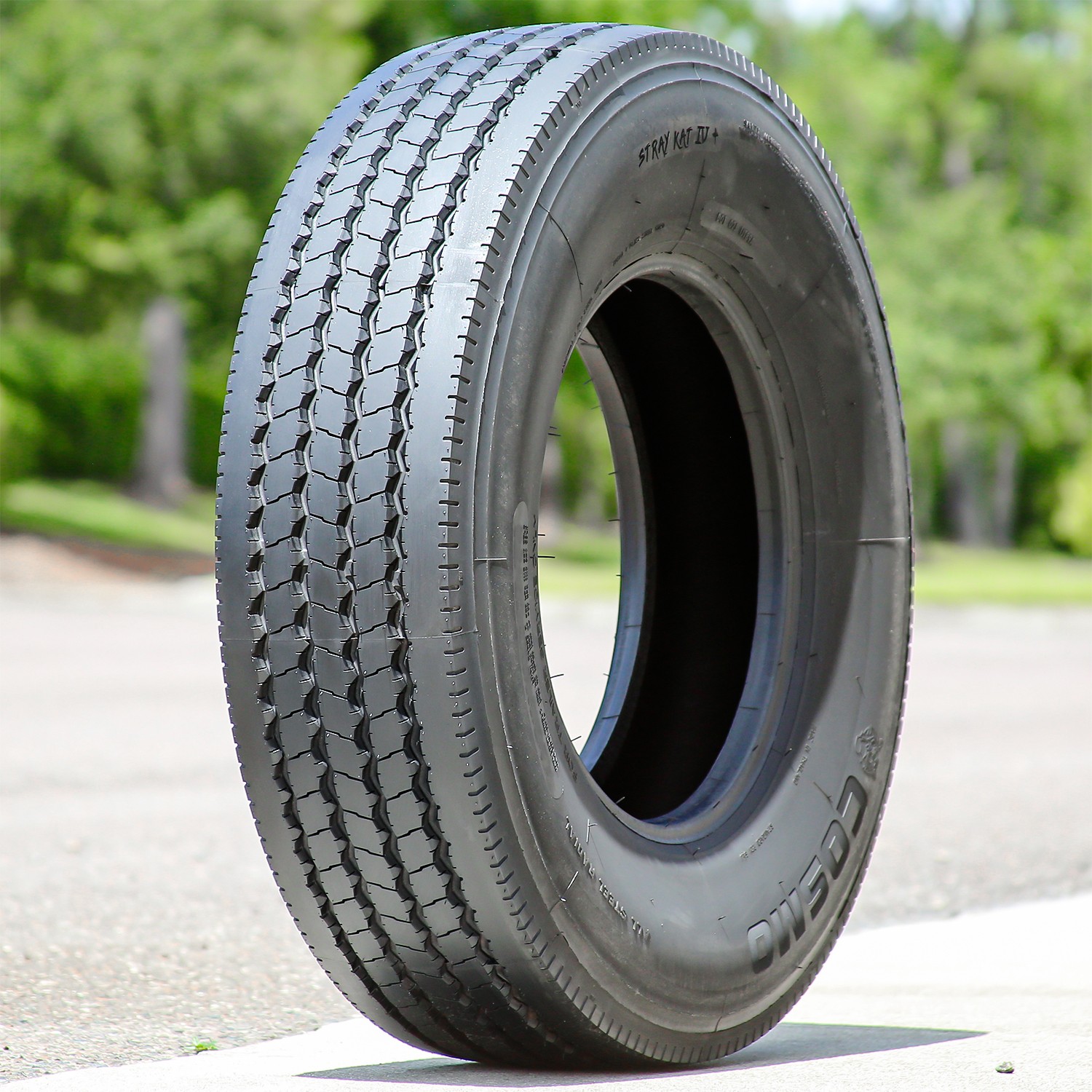 2 Tires Cosmo Stray Kat IV+ All Steel ST 235/80R16 Load G 14 Ply Trailer