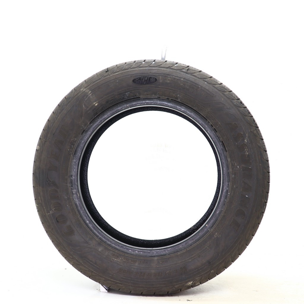 Set of (4) Used 225/60R16 Goodyear Assurance WeatherReady 98H – 9-9.5/32