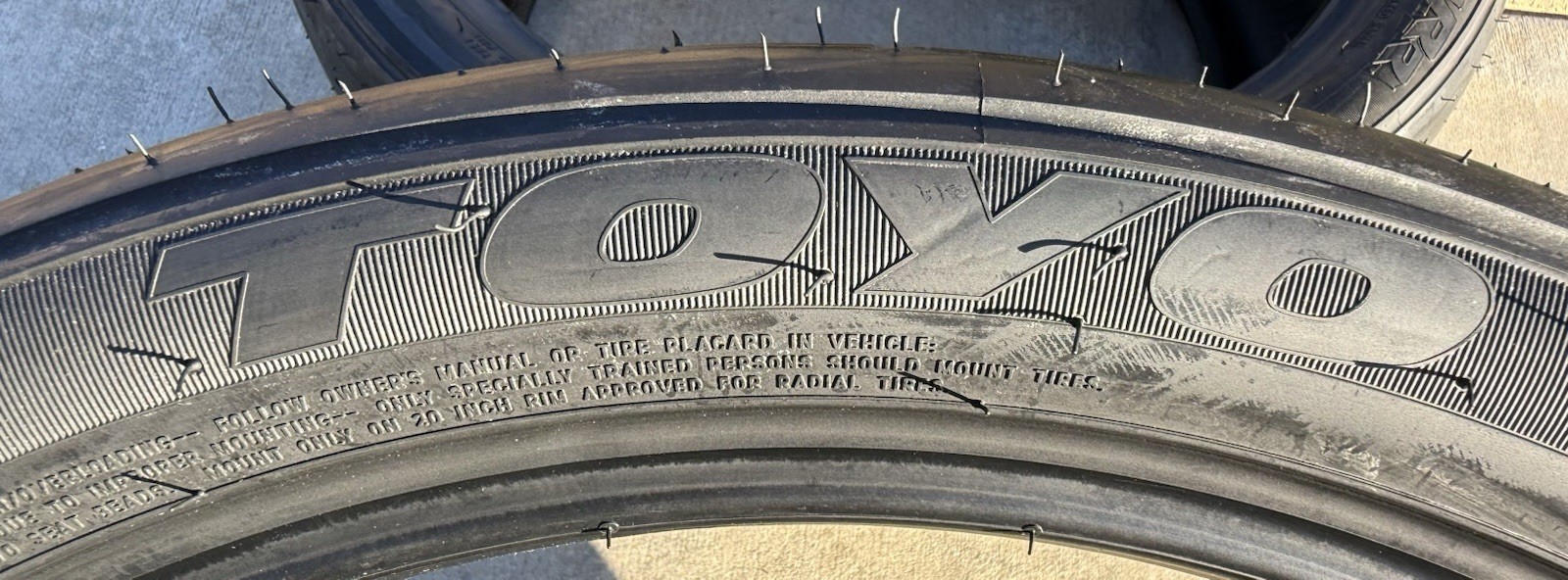 TWO BRAND NEW 285/30ZR20 (95Y) Toyo Proxes RR Track & Competition Tires 2853020