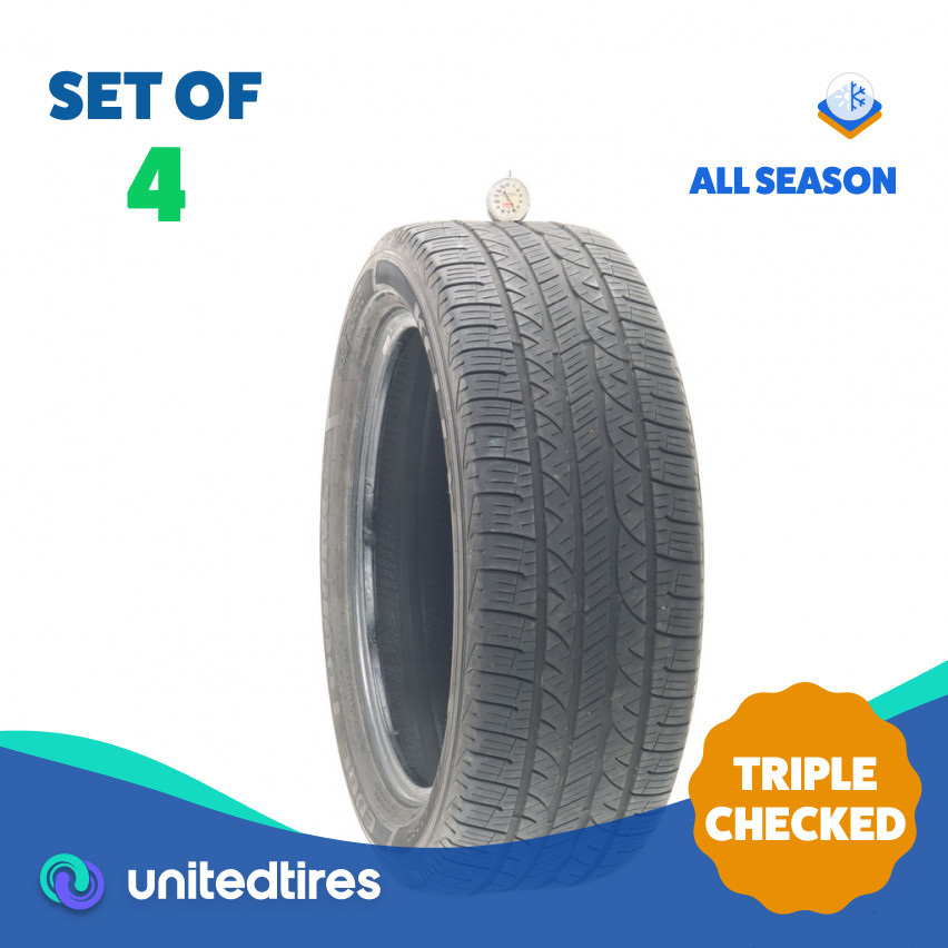 Set of (4) Used 245/50R20 Kelly Edge Touring A/S 102V – 5.5-7/32