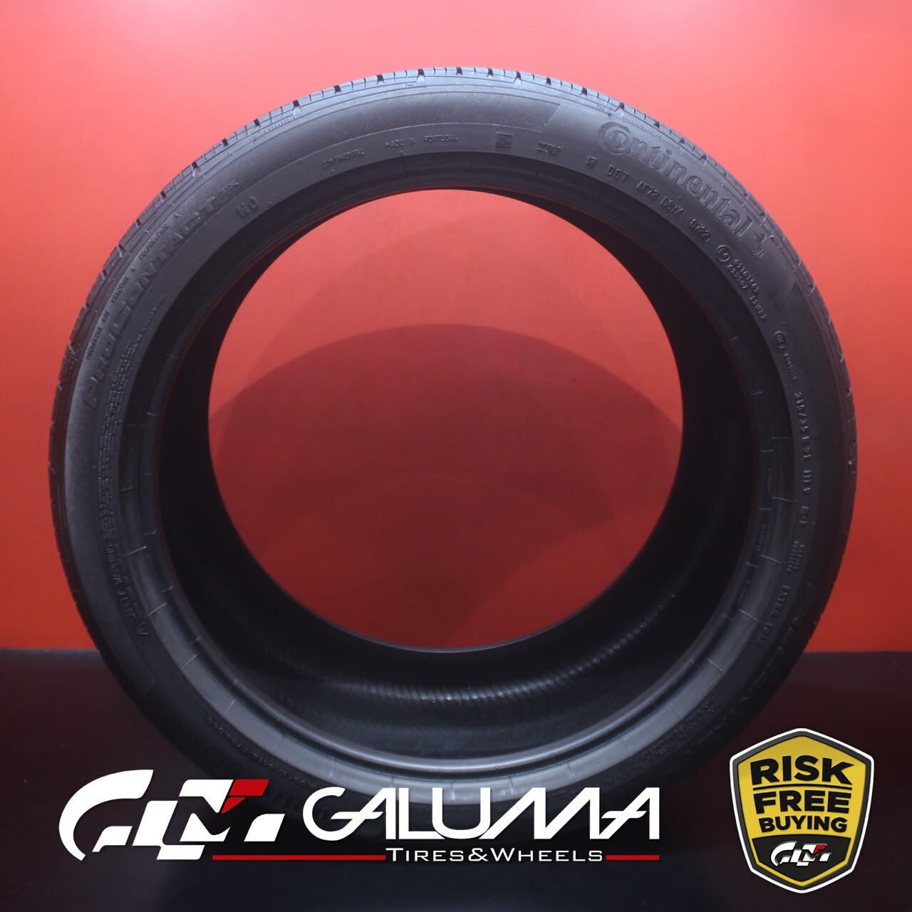1 (One) Tire LikeNEW Continental ProContact TX 315/35R21 315/35/21 3153521 84319
