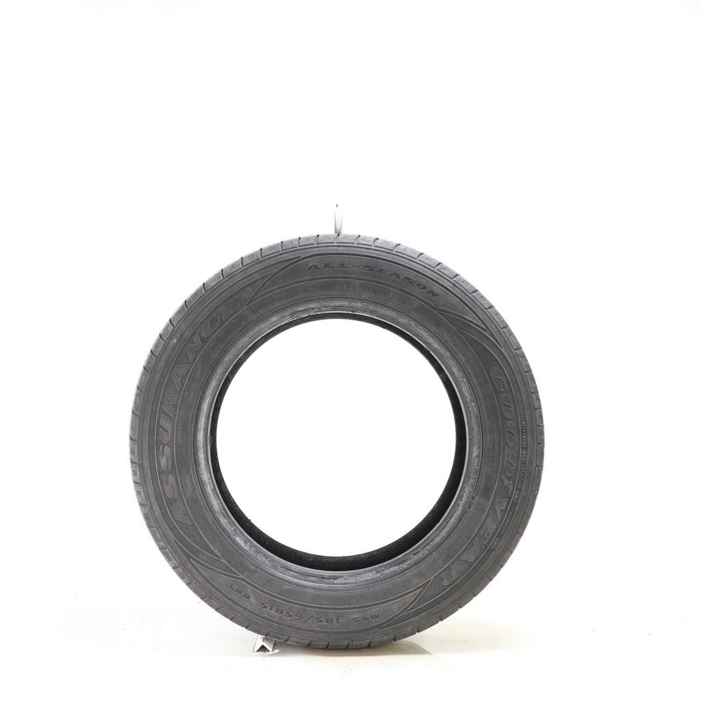Set of (4) Used 185/65R15 Goodyear Assurance All-Season 88T – 6-7.5/32