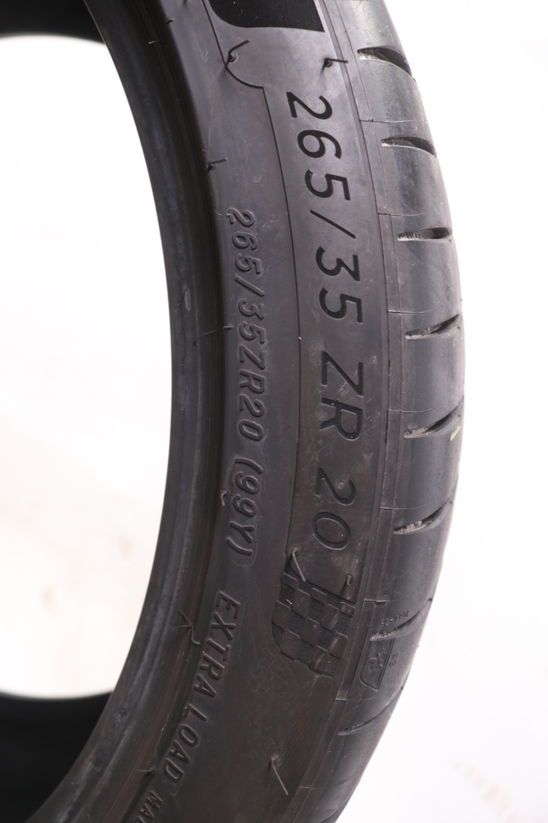 Used 265/35ZR20 Michelin Pilot Sport 4 S MO1 – 99Y – 7/32 No Repairs