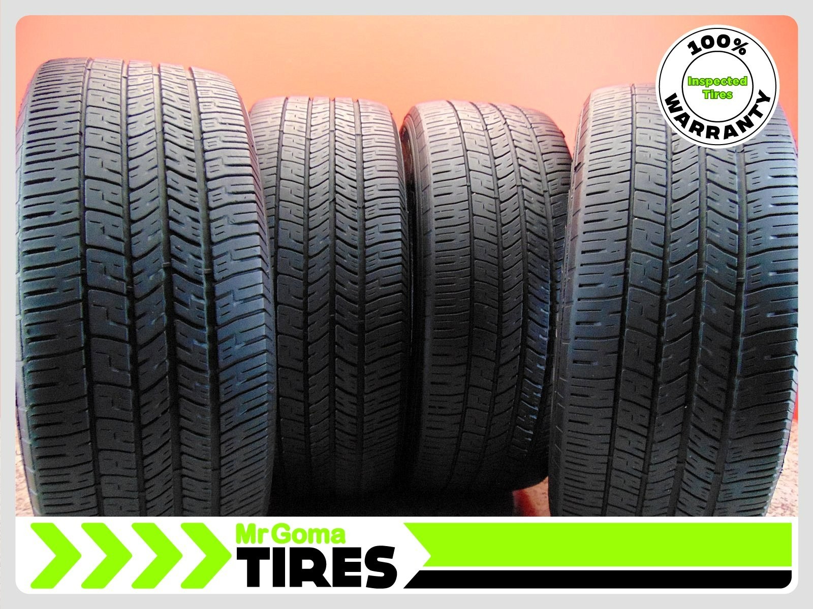 SET OF 4 GOODYEAR EAGLE RS-A 245/55R18 USED TIRES 7.1/32 TREAD 103V 2455518