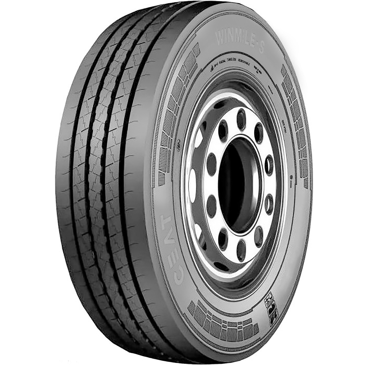4 Ceat Winmile-S 255/70R22.5 140/137M H 16 Ply Steer Commercial Tires