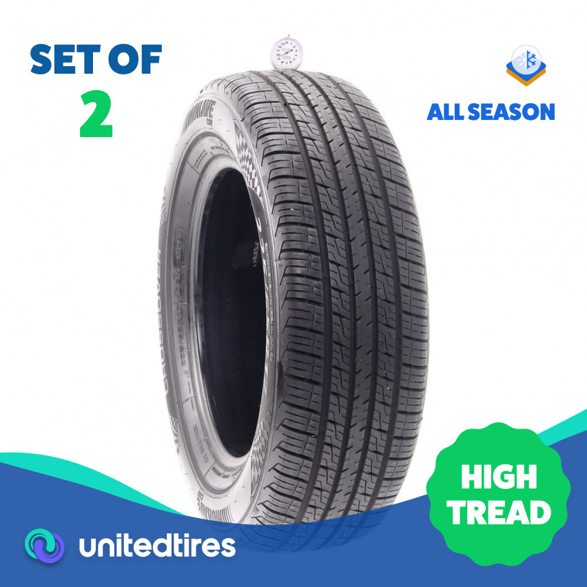 Set of (2) Used 225/65R17 Mohave Crossover CUV 102H – 9.5/32