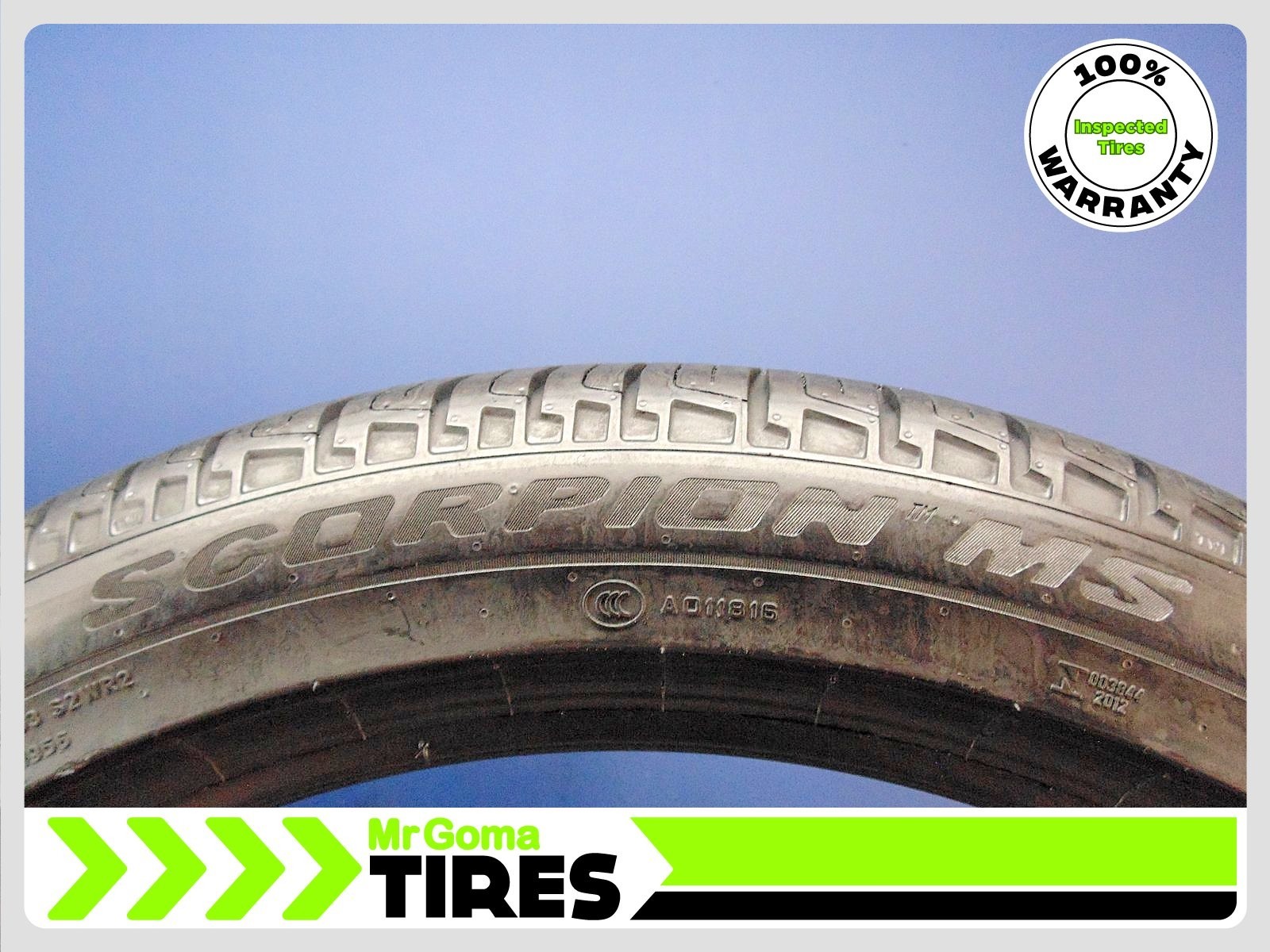 2 PIRELLI SCORPION TM MS LR PNCS XL HL285/40R23 USED TIRES 7.3/32 TREAD 115Y EV