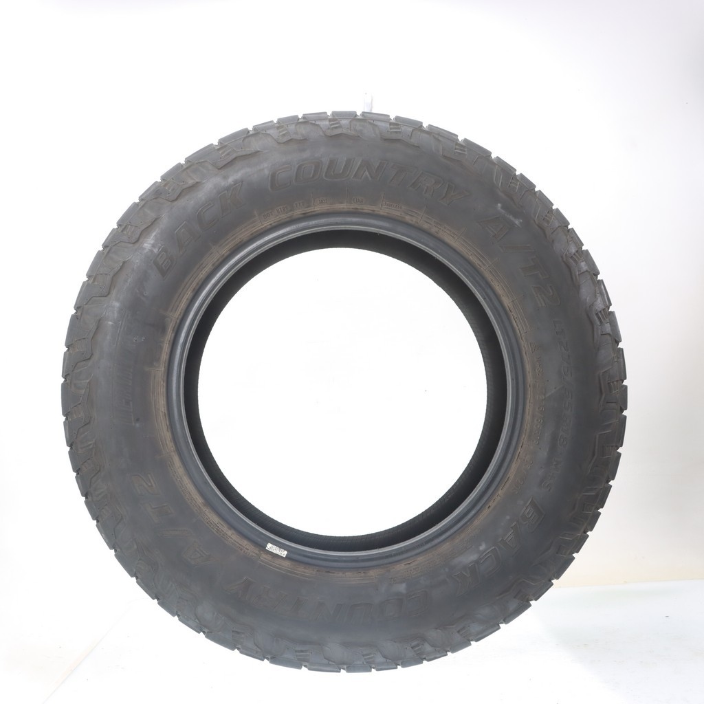 Set of (4) Used LT 275/65R18 DeanTires Back Country A/T2 123/120S – 7-8.5/32