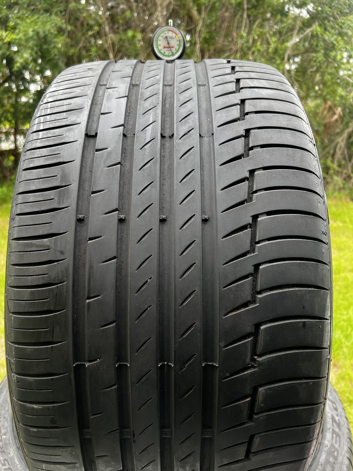 1 Tire Continental PremiumContact 6 ★ BMW 315/30R22 107Y XL DOT.5123 6.25/32