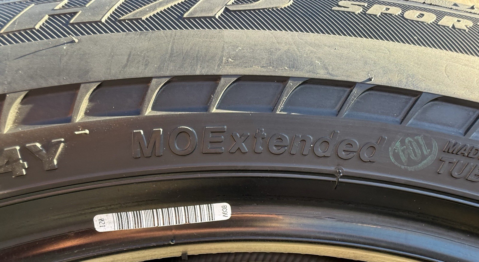 TWO NEW 265/45R20 104Y Bridgestone Dueler H/P HP Sport RFT MOExtended Run Flats