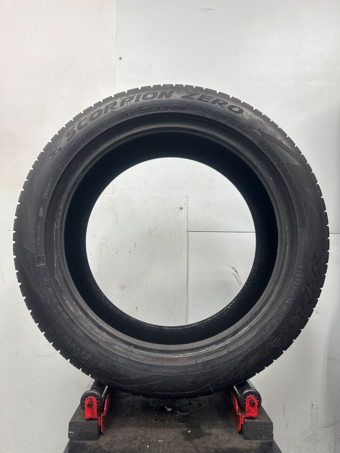 1 Used Pirelli Scorpion Zero AS RUN FLAT P275/45R20 2754520 275/45/20 110H 8/32