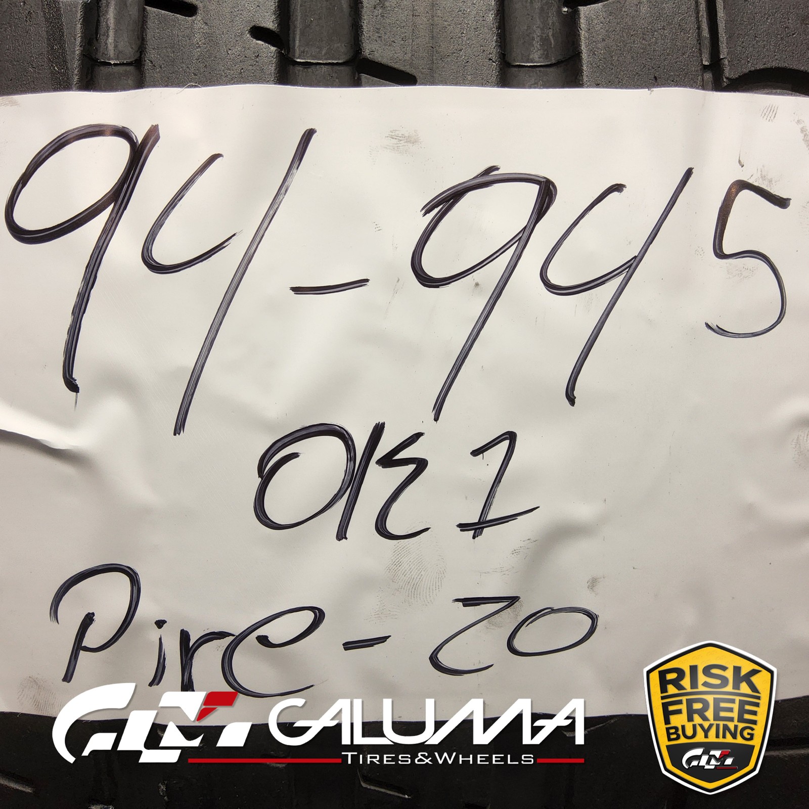 1 Tire Pirelli P Zero (N0) 245/35ZR20 245/35/20 2453520 91Y No Repairs #94945