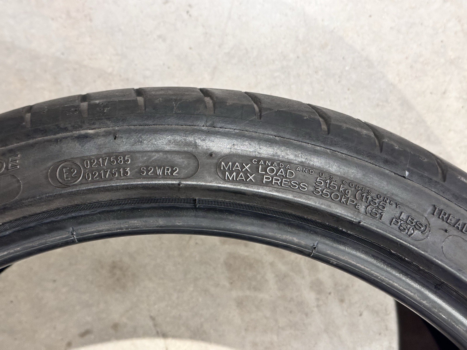 2 Used P215/40R18 Michelin Pilot Sport 4 85 Y – 6.5/32 (2x)