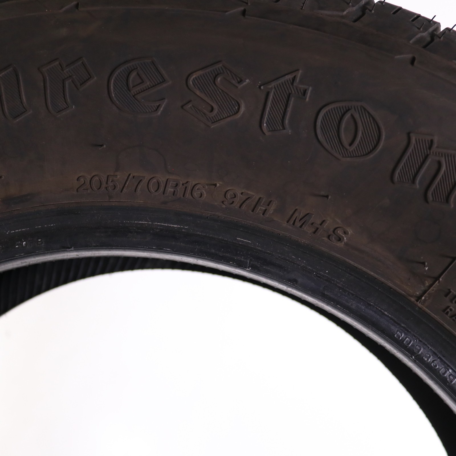 Set of 2 Used 205/70R16 Firestone Destination LE3 – 97H – 8.5/32