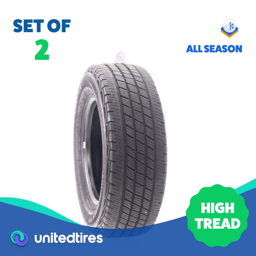 Set of (2) Used 235/65R16C Cooper Adventurer H/T 121/119R – 11/32
