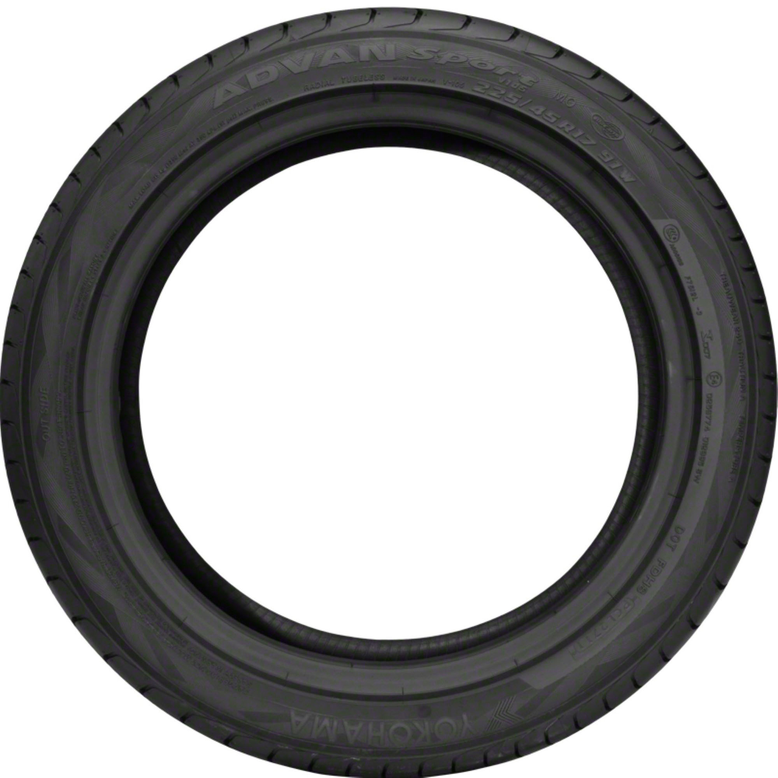 4 New Yokohama Advan Sport V105g – 245/35r19 Tires 2453519 245 35 19