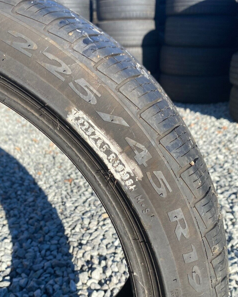 225/45R19 Pirelli Cinturato P7 All Season – 1 Used Tire – 7/32