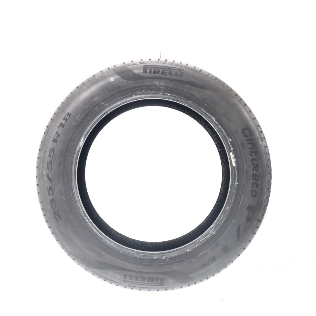 Set of (4) Used 235/55R18 Pirelli Cinturato P7 P7C2 MO Elect 104T – 7-8/32