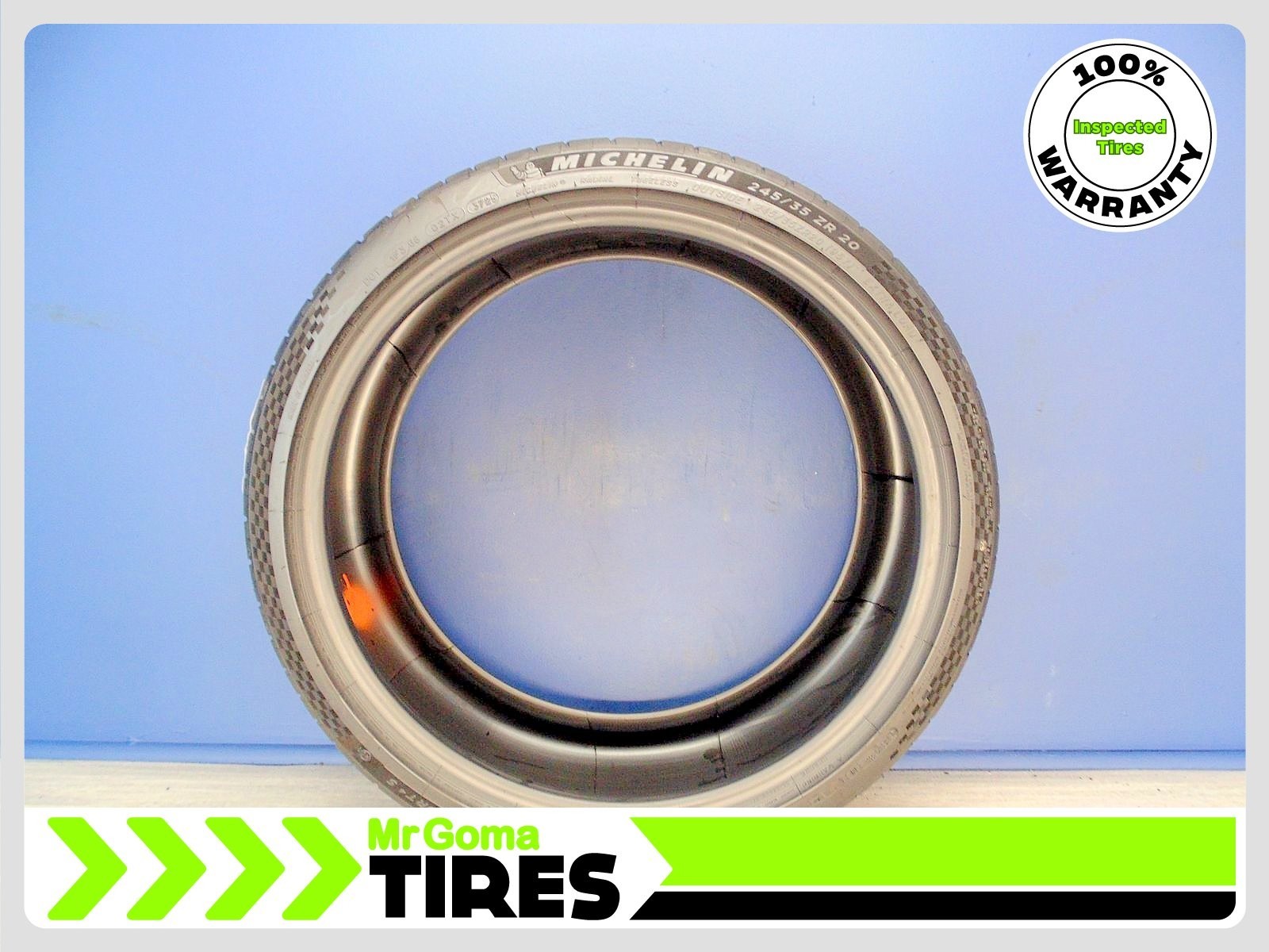 1 MICHELIN PILOT SPORT 4S MO1 XL 245/35ZR20 USED TIRE 7.5/32 TRAED 95Y 2453520