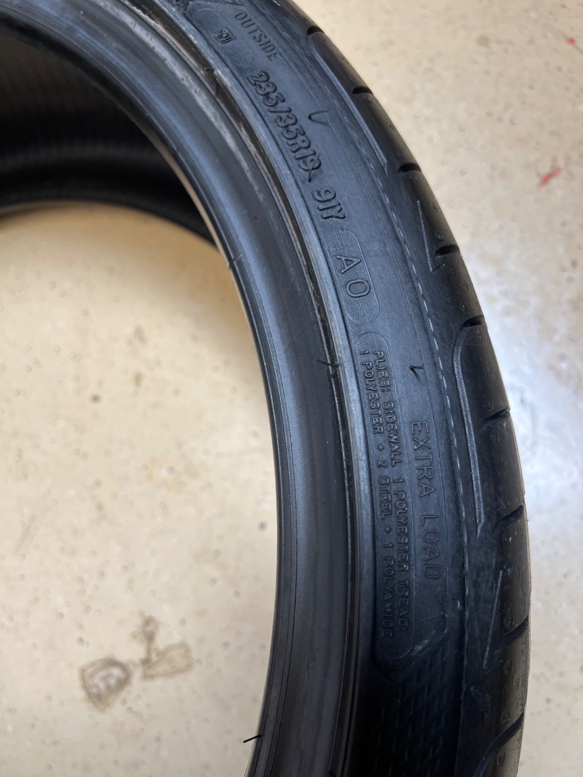 1 – TAKEOFF 235/35R19 XL (91Y) Goodyear Eagle F1 Super Sport (AO) Audi – 1180