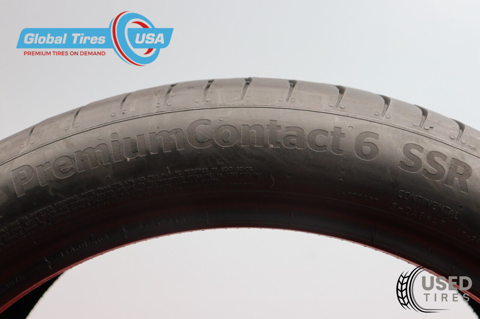 1 Used Continental PremiumContact 6 SSR ★ RSC 225/45R19 225/45/19 2254519 92W