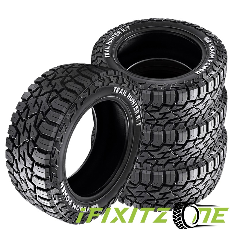 4 Venom Power Trail Hunter R/T RWL 33×12.5×20 119Q Mud On/Off-Road Load F 12 PLY