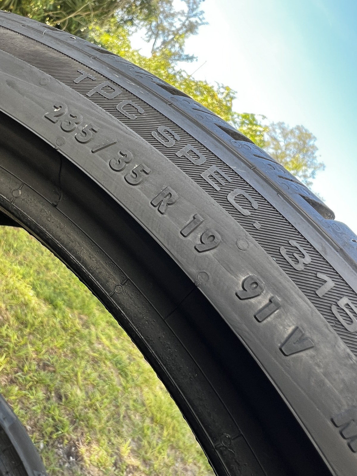 1 Tire Continental ProContact RX SSR TPC 235/35R19 91V DOT.2324 8/32 NO Patch
