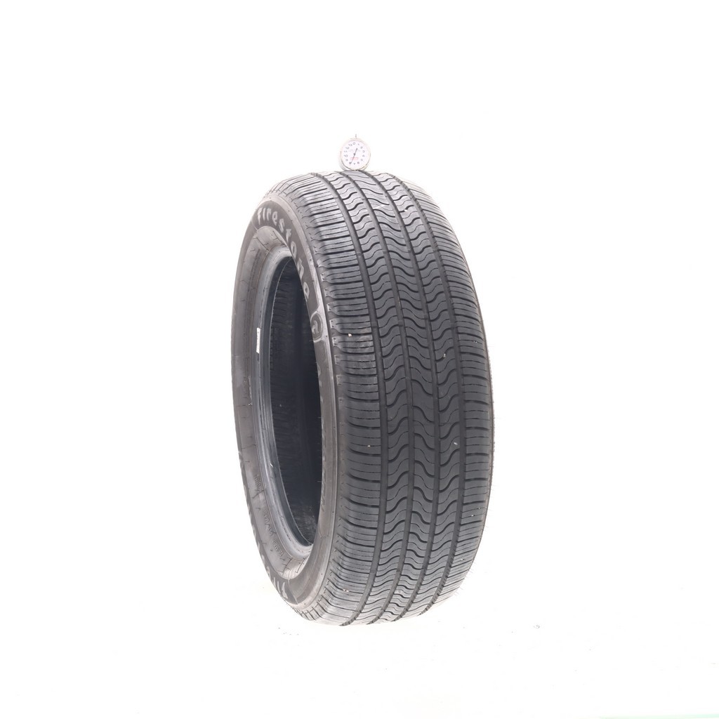 Set of (4) Used 235/55R17 Firestone All Season (Firestone) 99T – 7.5-9/32