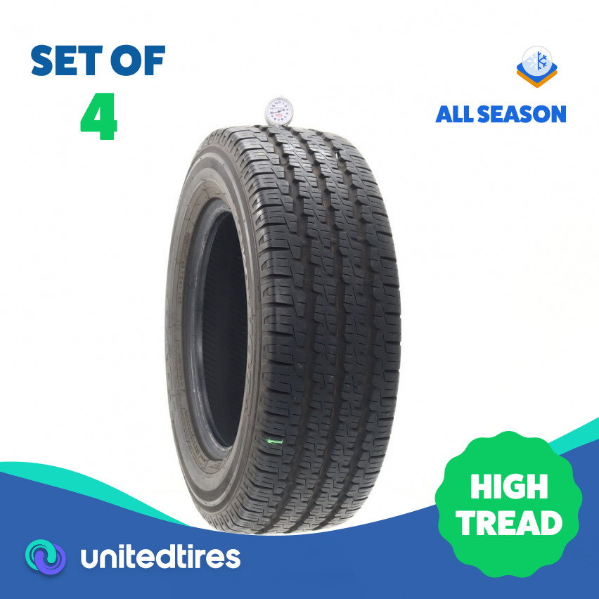 Set of (4) Used 235/65R16C Toyo H08 Plus 121/119R – 9.5-11/32