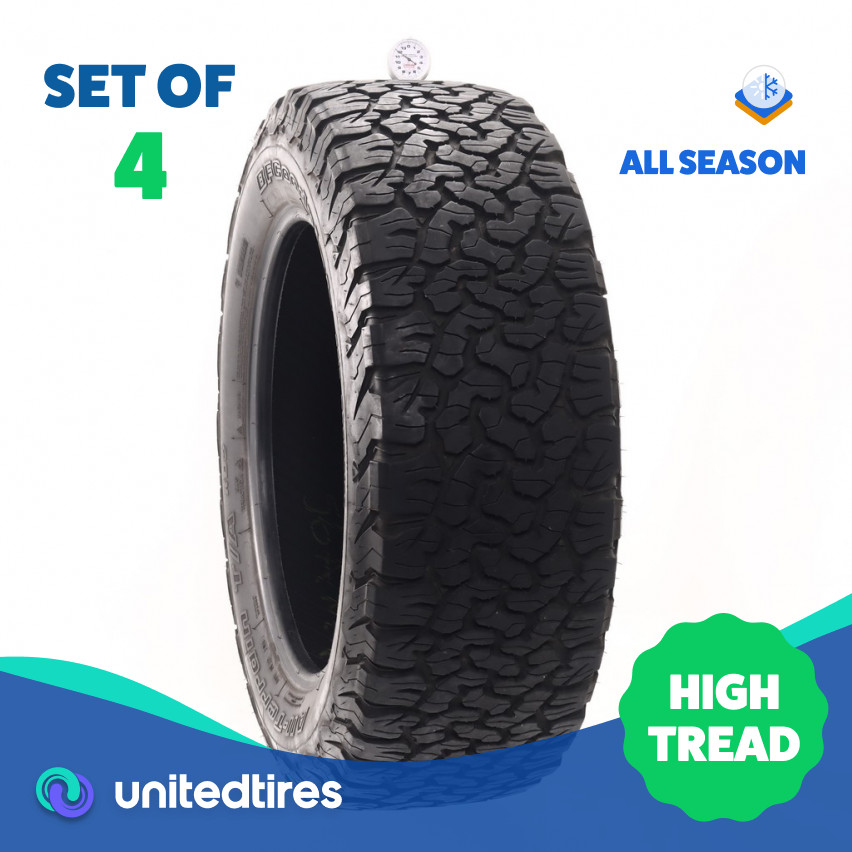 Set of (4) Used LT 275/60R20 BFGoodrich All-Terrain T/A KO2 – 11.5-13.5/32