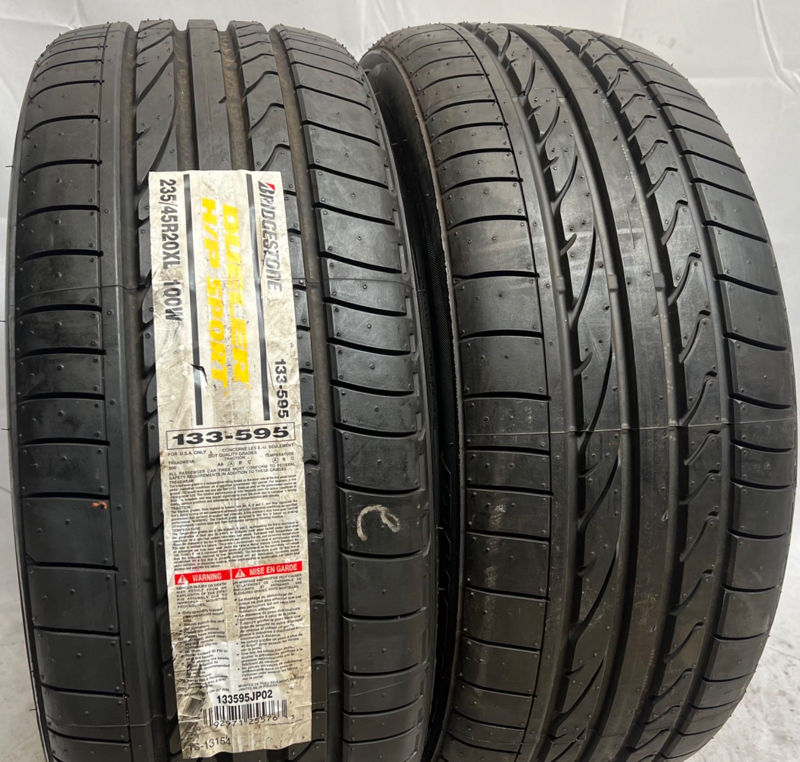 2 – NEW 235/45R20 XL (100W) Bridgestone Dueler H/P Sport (MO) Mercedes – 11012