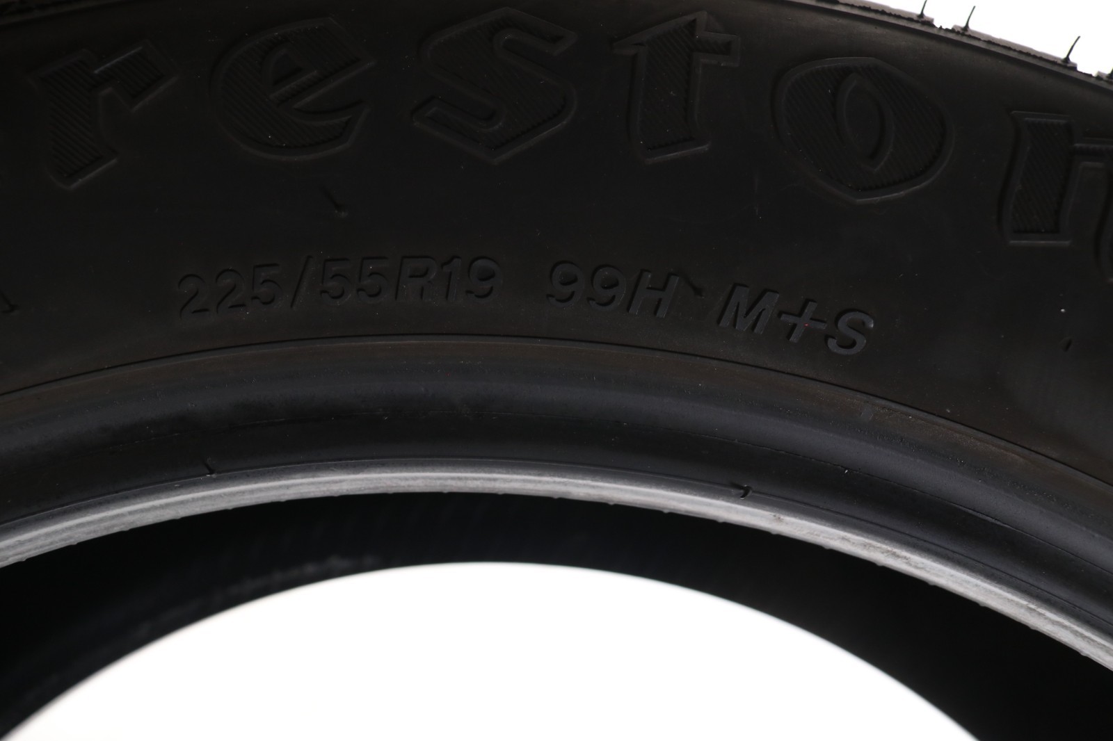 Set of 4 Used 225/55R19 Firestone Destination LE3 – 99H – 8.5-9/32 No Repairs