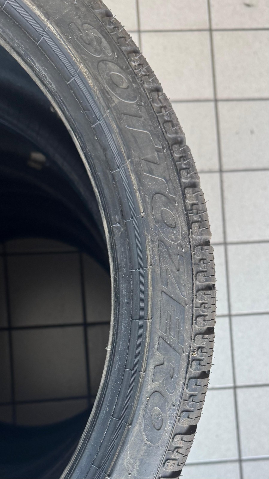 4 Pirelli Winter Tires (Doppio) 275/30R20 + 245/35R20 SUV, Without Label