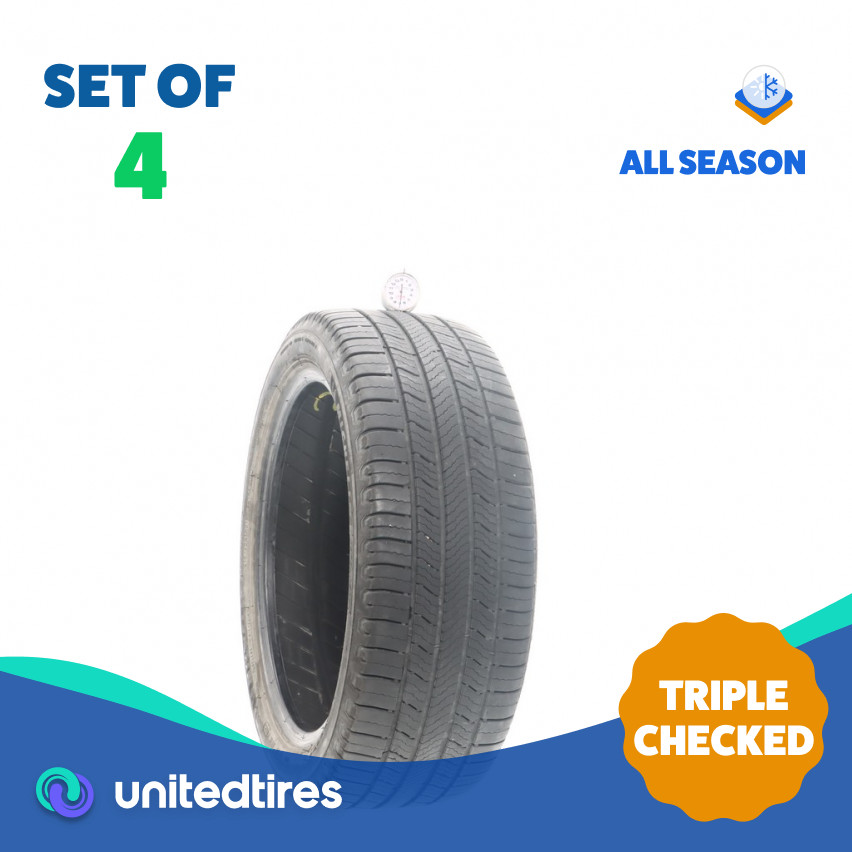 Set of (4) Used 215/45R17 Michelin Defender 2 91H – 7-8.5/32