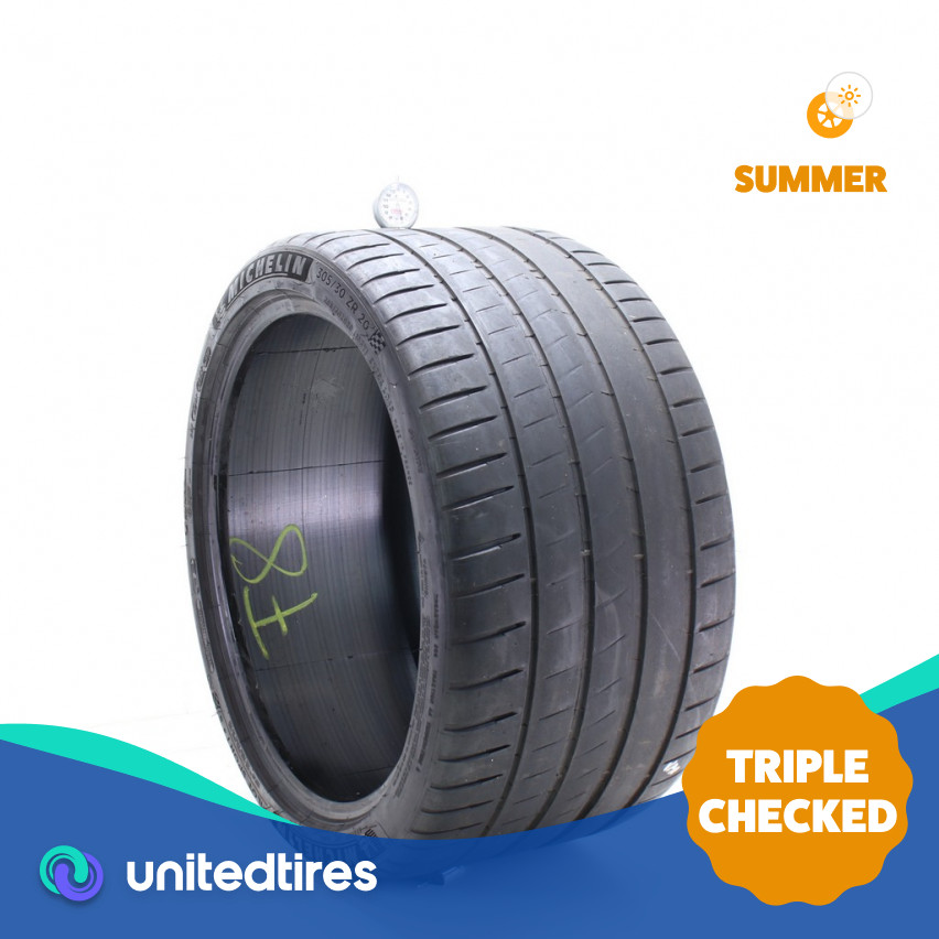 Used 305/30ZR20 Michelin Pilot Sport 4 S NO 103Y – 6/32 (RCCG)