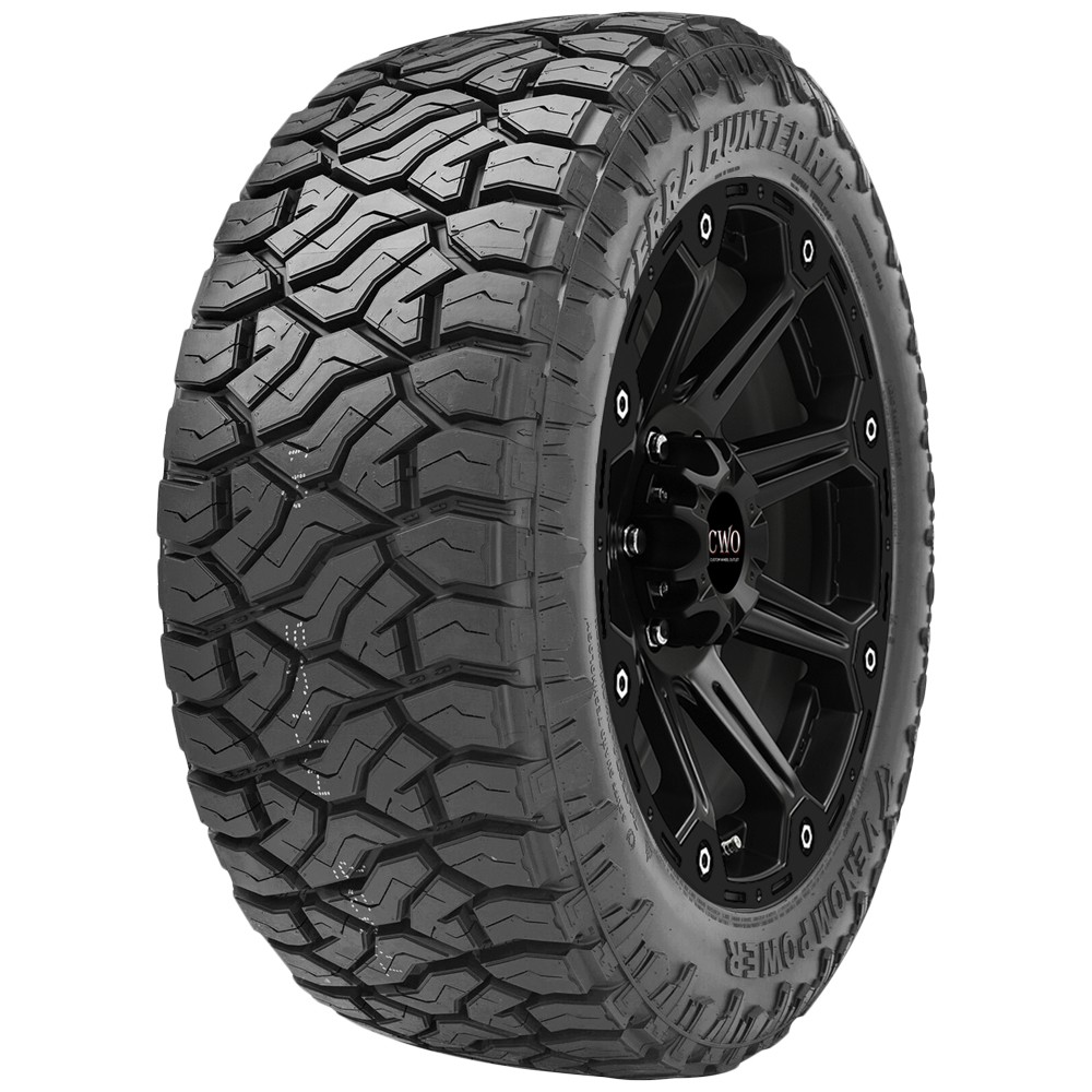33×14.50R20LT Venom Power Terra Hunter R/T+ 120Q LRF Black Wall Tire